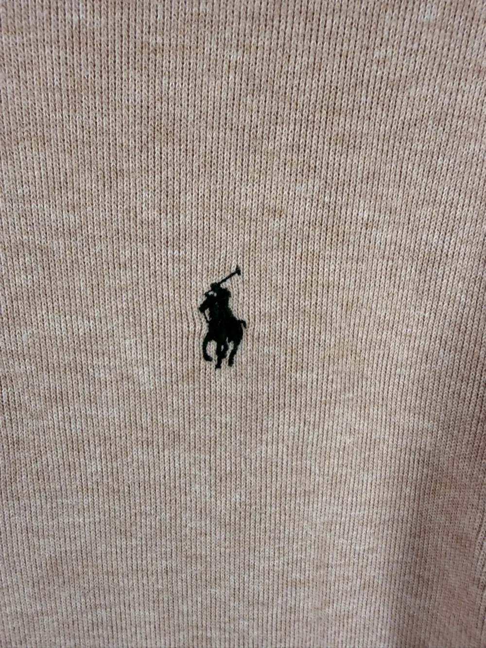 Polo by Ralph Lauren Beige/Tan Full-Zip Hooded Sweater